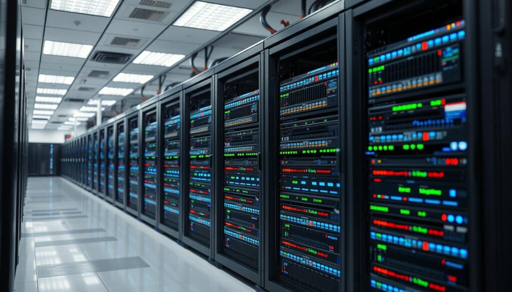 Imagem de um servidor Windows em funcionamento Imagem de um servidor Windows em funcionamento